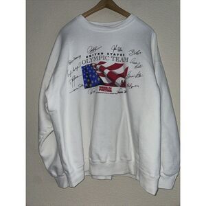 Vintage 1996 Olympics Wheel‎ Of Fortune Crewneck Shirt Mens X-Large RARE 90s